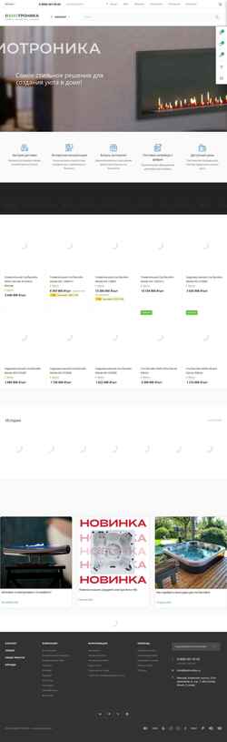 Captură de ecran biotronika.ru