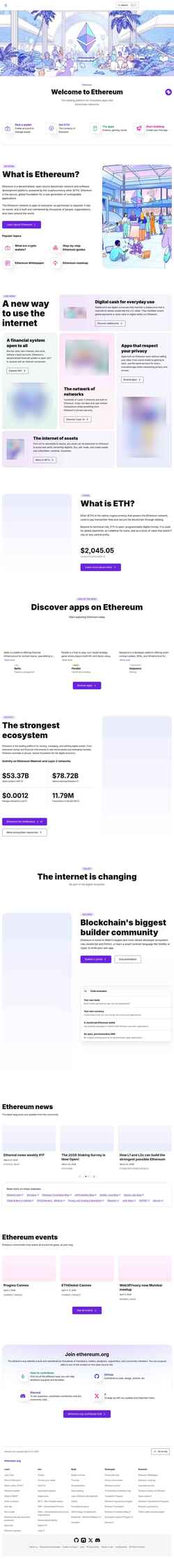 スクリーンショット ethereum.org