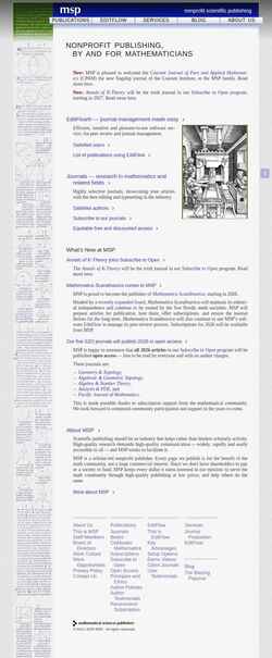 Captura de tela msp.org