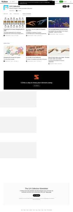 Στιγμιότυπο οθόνης uxdesign.cc