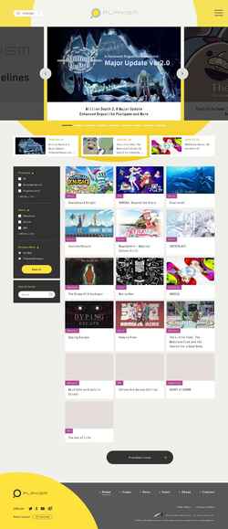 Captură de ecran playism.com
