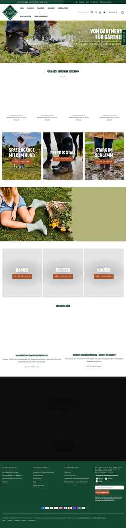 Captura de pantalla muckbootcompany.eu