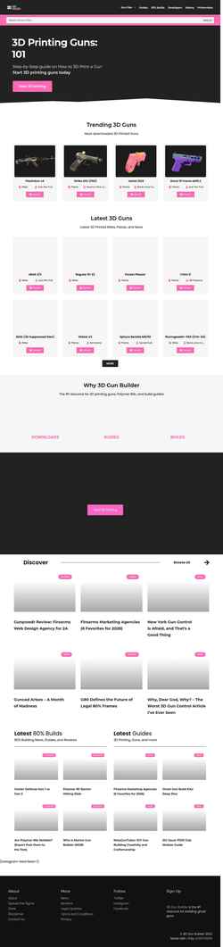Skärmdump 3dgunbuilder.com
