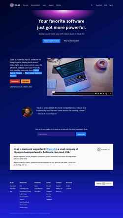 Снимак екрана qlab.app