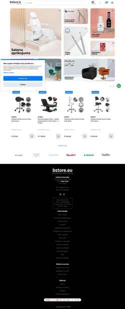 Posnetek zaslona bstore.eu