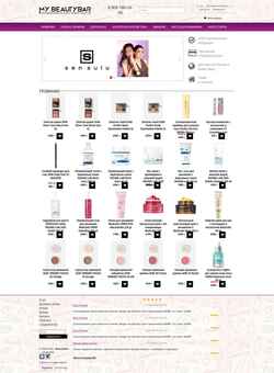 Captura de pantalla mybeautybar.ru