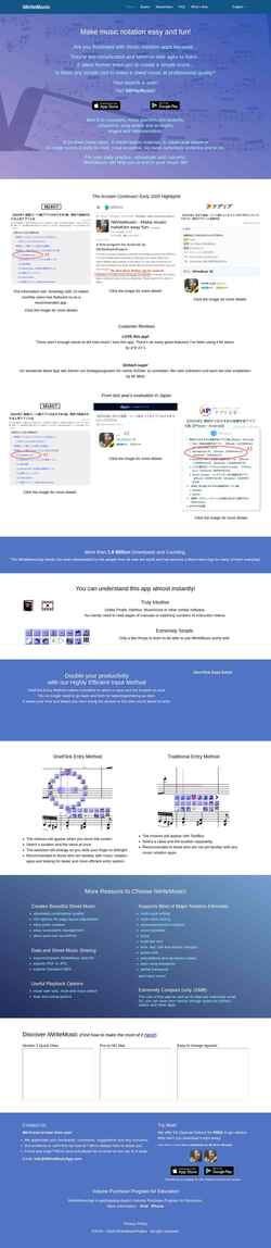 Captură de ecran iwritemusicapp.com