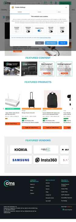 Στιγμιότυπο οθόνης store.cmsdistribution.com