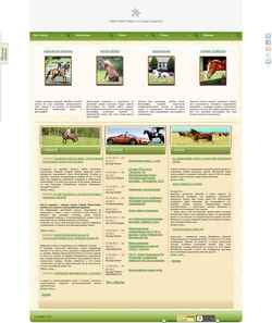Posnetek zaslona horsecity.ru