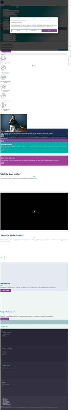 Ekrānuzņēmums dpglearn.co.uk