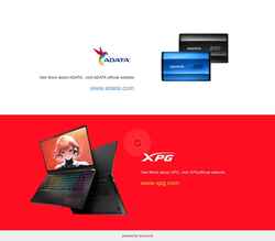 Zrzut ekranu xpg.adata.com