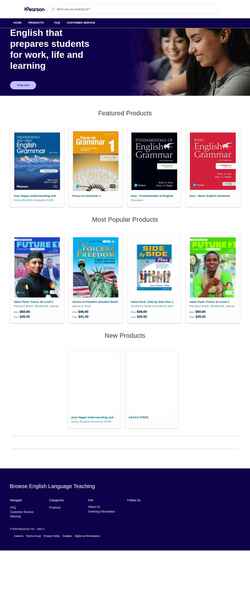 Snímek obrazovky estore.pearsoneltusa.com
