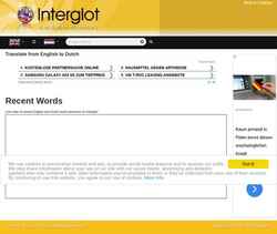 Snímek obrazovky m.interglot.com