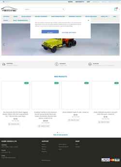 Zrzut ekranu modelsshop.eu