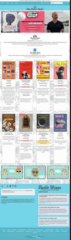 Posnetek zaslona twodollarradio.com
