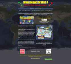 Skærmbillede whoknowswheregame.com