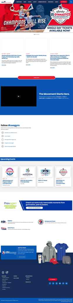 Screenshot usagym.org