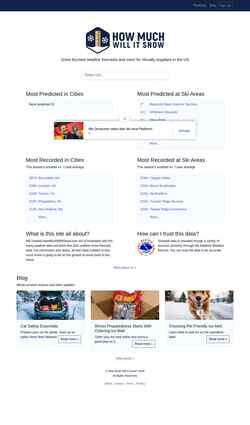 Екранна снимка howmuchwillitsnow.com