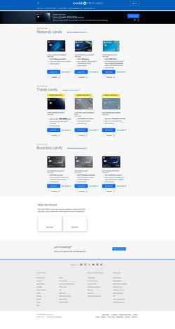 Zrzut ekranu creditcards.chase.com