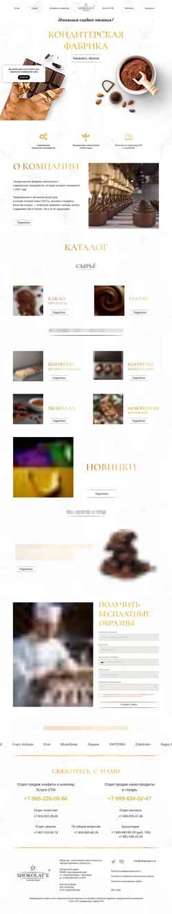 Screenshot shokolat-e.ru