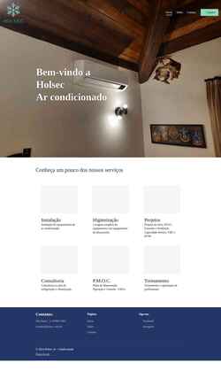 Captura de tela holsec.com.br
