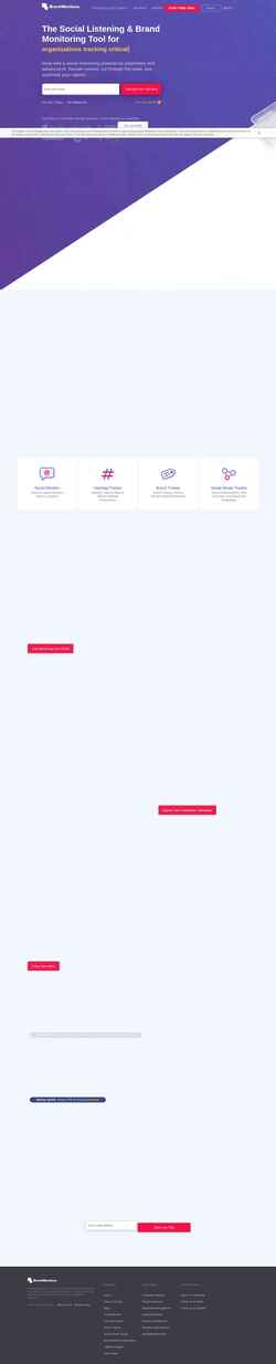 Снимак екрана brandmentions.com