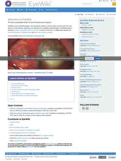 Screenshot eyewiki.org