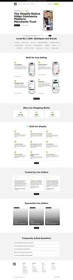 Екранна снимка livemeup.io