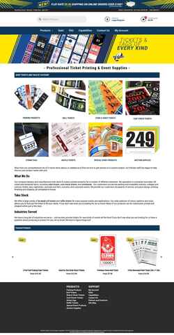 Snímek obrazovky us-ticket.com