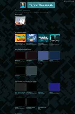 Schermata terrycavanagh.itch.io