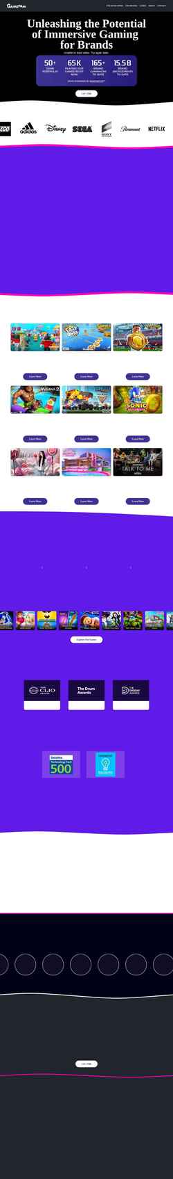 Schermata gamefam.com