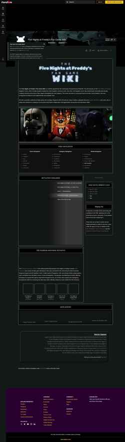 Captura de pantalla the-fnaf-fan-game.fandom.com