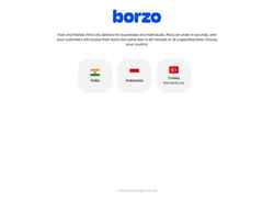 Snímek obrazovky borzodelivery.com