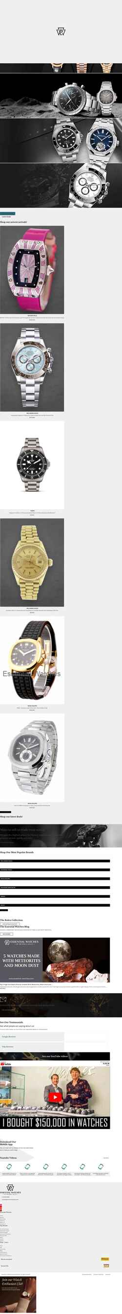 Captura de pantalla essential-watches.com