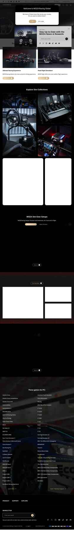 Captura de pantalla mozaracing.com