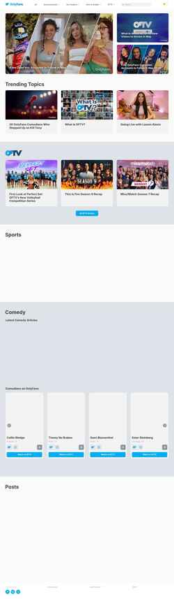 Captura de pantalla blog.onlyfans.com