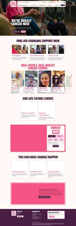 Schermata breastcancernow.org