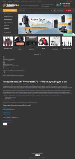 Skærmbillede avtoshtorm.ru