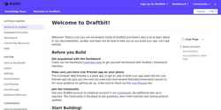 Snímek obrazovky docs.draftbit.com