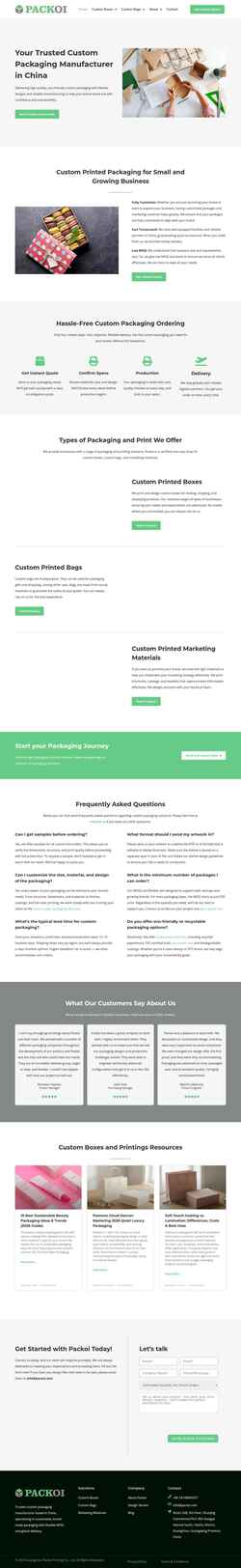 Screenshot packoi.com