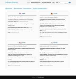 Captura de pantalla indicatorregistry.unaids.org