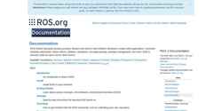 Skærmbillede wiki.ros.org