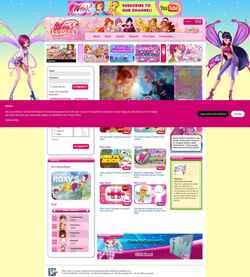 Screenshot onlinewinxclub.com