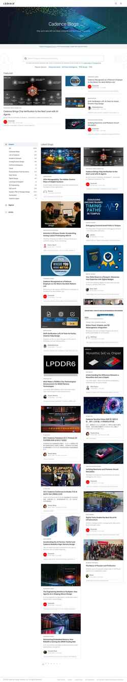 Schermata community.cadence.com