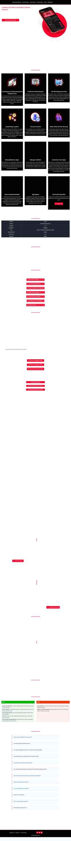 Skärmdump scarlet-ios.net