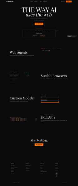 Снимак екрана browser-use.com