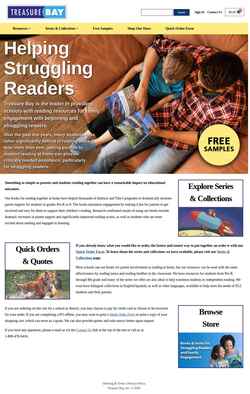 Screenshot treasurebaybooks.com