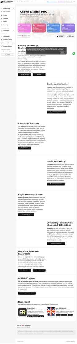 Screenshot useofenglishpro.com