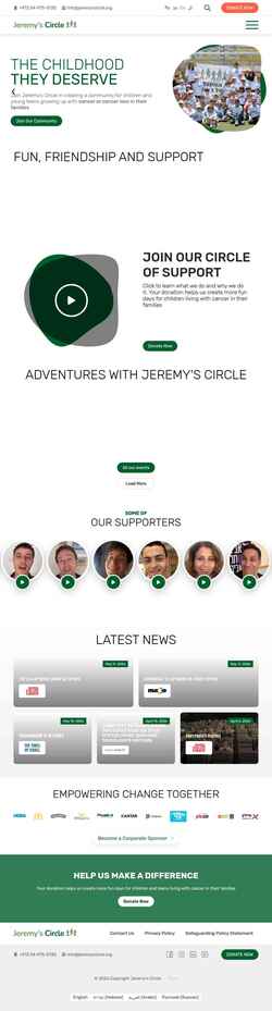 Screenshot jeremyscircle.org