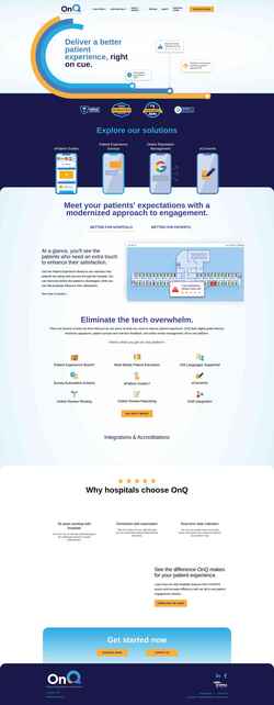 Captura de pantalla onqhealth.com